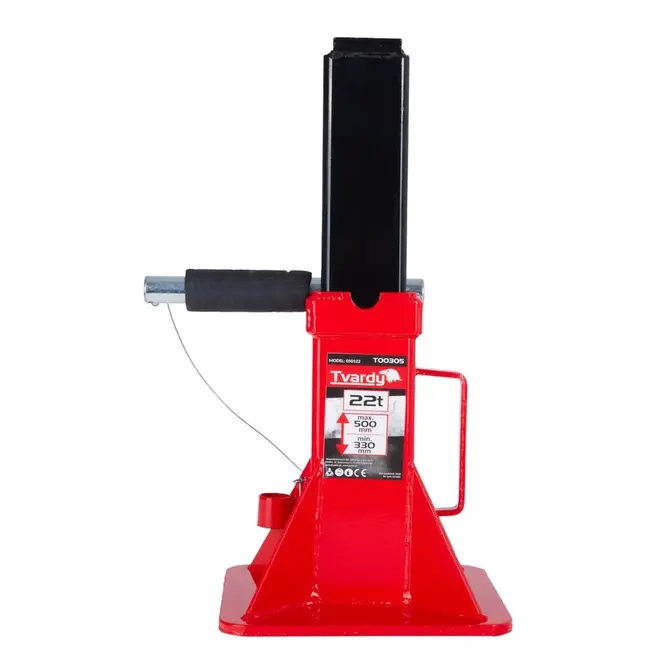 Tvardy kriksteun 22 Ton met pinblokkering 330-500 mm