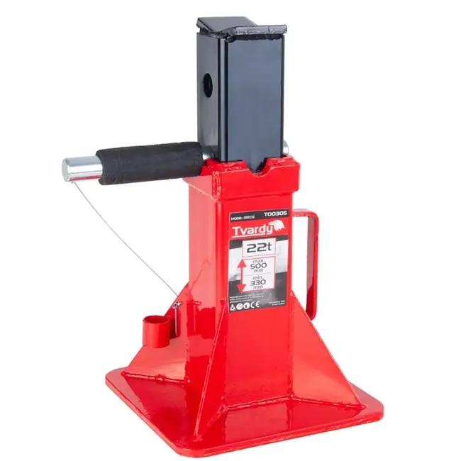 Tvardy kriksteun 22 Ton met pinblokkering 330-500 mm