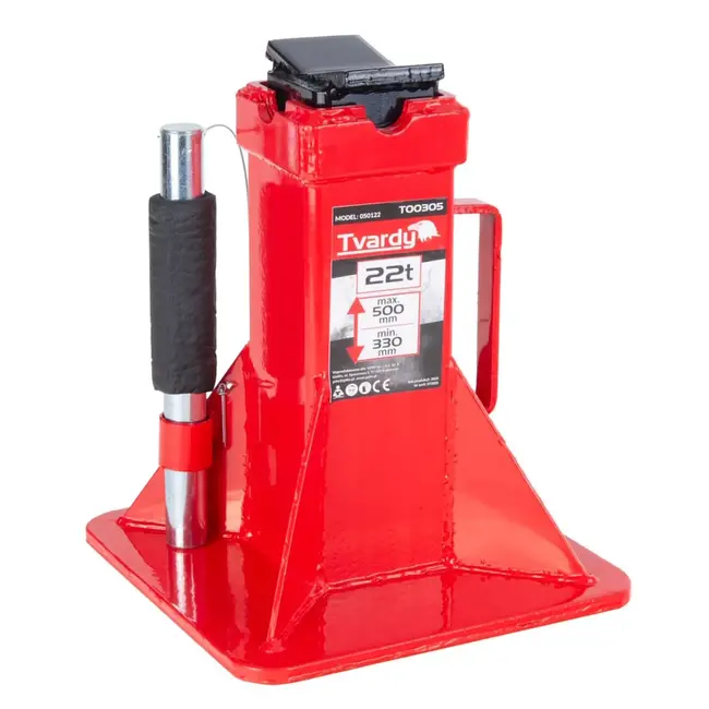 Tvardy kriksteun 22 Ton met pinblokkering 330-500 mm