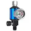 GEKO Drukregelaar met manometer 0-10 bar 1/4 inch aansluiting met filter voor perslucht en spuitpistolen