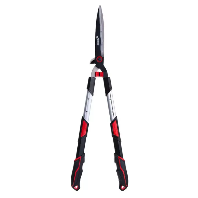 Tvardy Telescopische heggenschaar 735–865 mm met golfsnede PTFE messen en ergonomische handgrepen