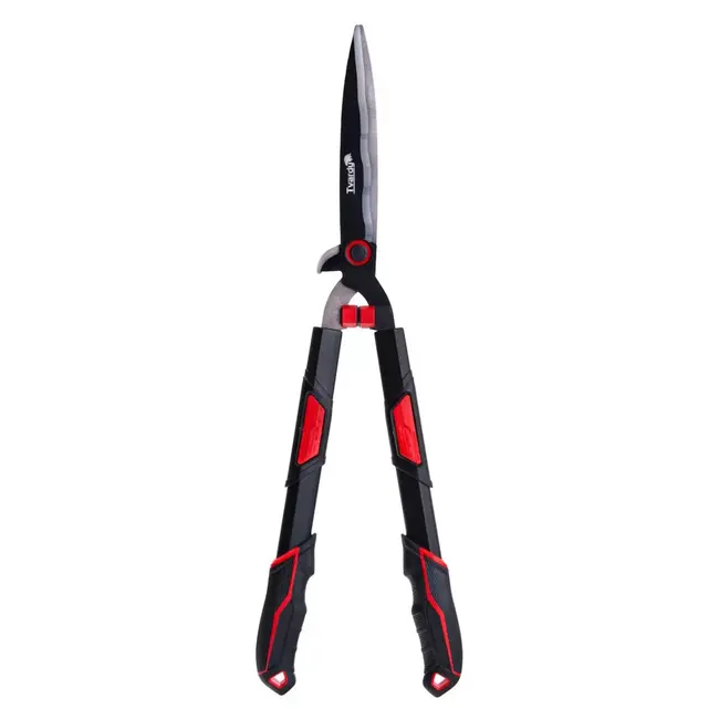 Tvardy Telescopische heggenschaar 735–865 mm met golfsnede PTFE messen en ergonomische handgrepen