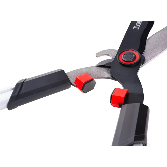 Tvardy Telescopische heggenschaar 735–865 mm met golfsnede PTFE messen en ergonomische handgrepen
