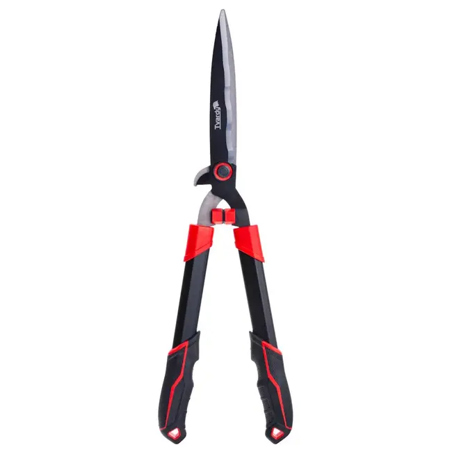 Tvardy Heggenschaar 670 mm met golfsnede PTFE messen en ergonomische handgrepen