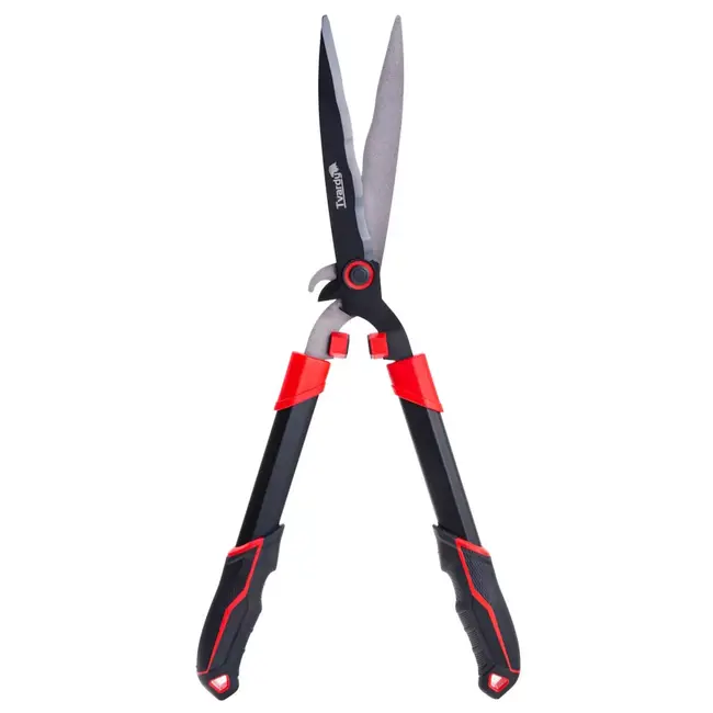 Tvardy Heggenschaar 670 mm met golfsnede PTFE messen en ergonomische handgrepen