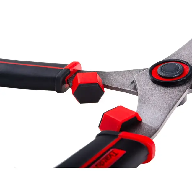 Tvardy Heggenschaar 475 mm met golfsnede PTFE messen en ergonomische handgrepen