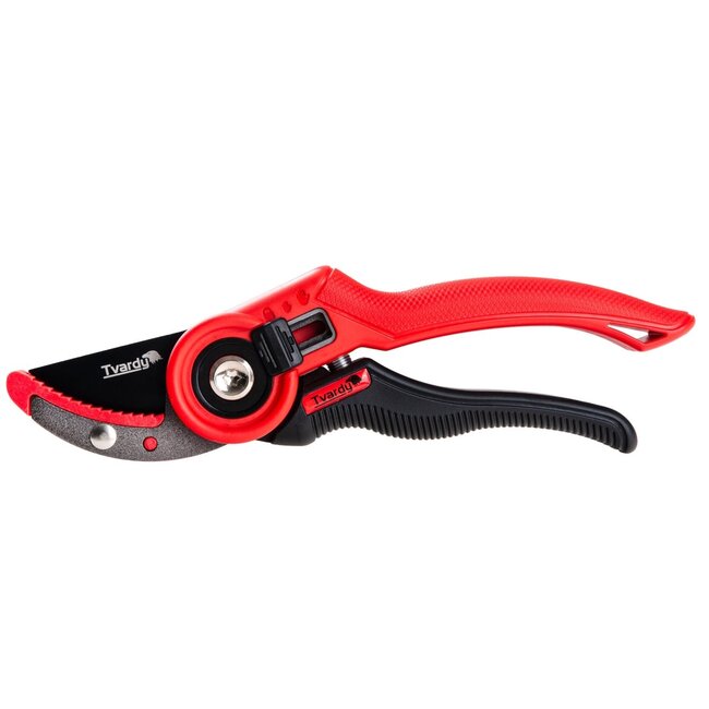 Tvardy Snoeischaar 210 mm met aambeeldmes SK5 staal en PTFE-coating ergonomisch handvat