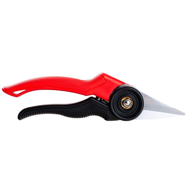 Tvardy Rechte snoeischaar 220 mm met SK5 stalen messen ergonomisch handvat voor bloemen en kruiden