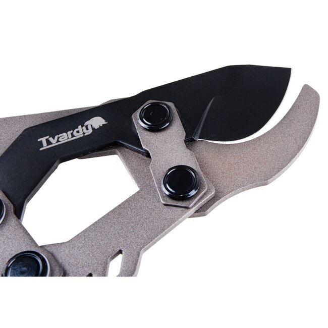 Tvardy Takkenschaar 790 mm met ratel en bypass messen 65Mn staal PTFE-coating ergonomisch