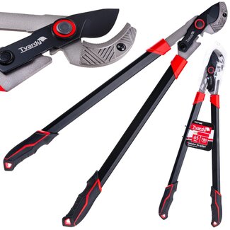 Tvardy Aambeeld takkenschaar 780 mm met 65Mn stalen messen PTFE-coating ergonomisch voor dikke takken