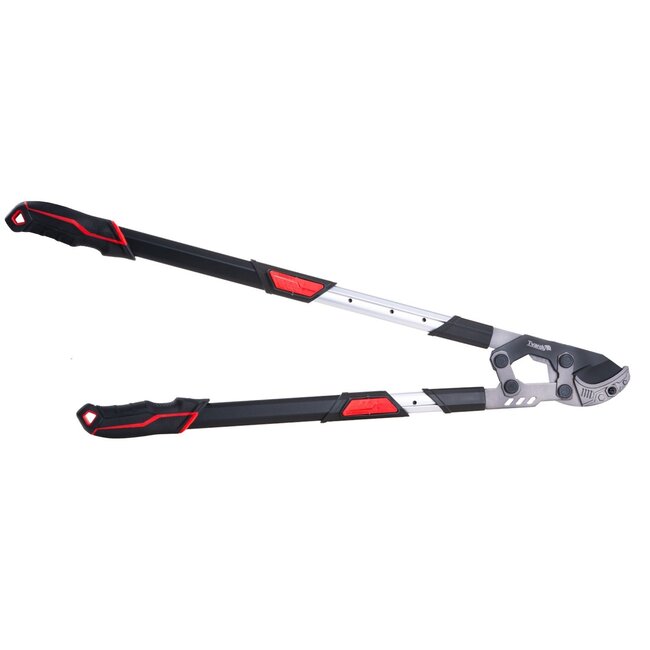 Tvardy Telescoop takkenschaar 730-970 mm met ratel en aambeeldmes 65Mn staal PTFE-coating ergonomisch