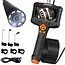 Bigstren Endoscoop inspectiecamera 5 meter met LED verlichting display en accessoires voor leidingen en motoren
