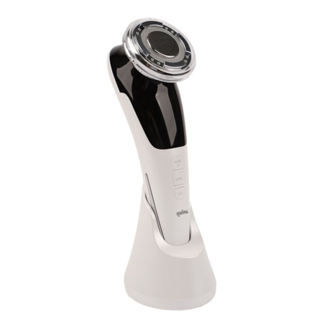 Soulima Gezichtsmassager met mesotherapie EMS lifting warmte koeling en LED lichttherapie
