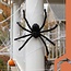 Ruhhy Grote spin decoratie 50 cm met rode ogen en buigbare poten Halloween binnen en buiten