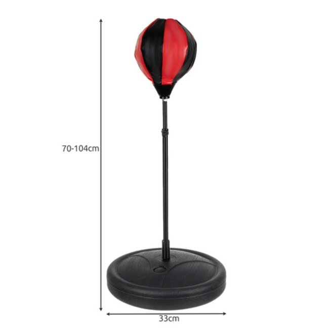 Ruhhy  Bokszak set voor kinderen met handschoenen verstelbare standaard en pomp stabiele voet