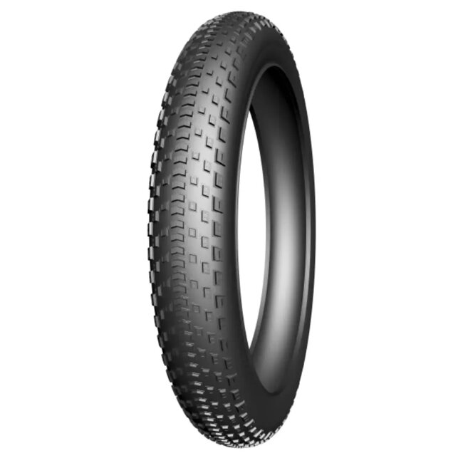 WOLFF Fatbike buitenband - 20x4.00 - Punctie- en temperatuurbestendig - Comfortabel rijden - Zwart