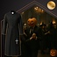 Ruhhy Priester kostuum zwart gewaad met boord en kruisdetail inclusief ceintuur voor Halloween en carnaval