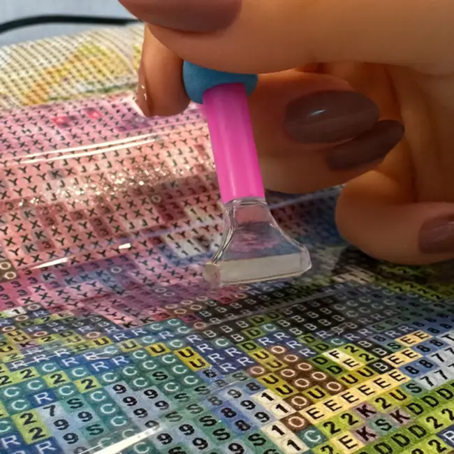 Maaleo Diamond painting bloemenboeket 40 × 30 cm compleet pakket met canvas steentjes en accessoires