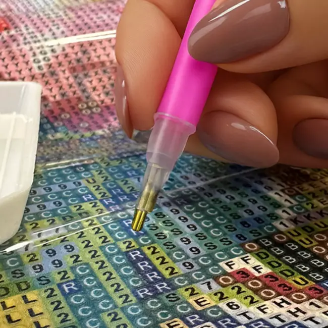 Maaleo Diamond painting bloemenboeket 40 × 30 cm compleet pakket met canvas steentjes en accessoires