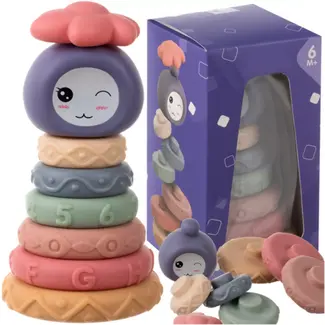 Ruhhy Zachte sensorische blokken 8-delig voor baby’s vanaf 6 maanden – kleurrijk educatief speelgoed