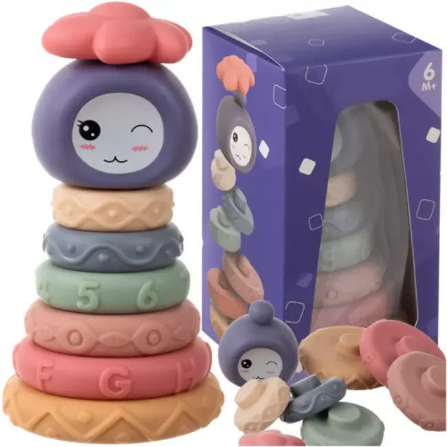 Ruhhy Zachte sensorische blokken 8-delig voor baby’s vanaf 6 maanden – kleurrijk educatief speelgoed