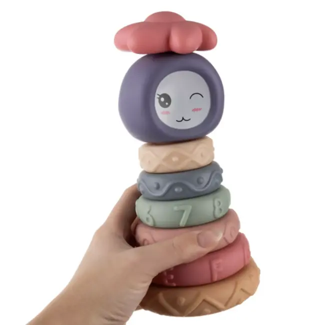 Ruhhy Zachte sensorische blokken 8-delig voor baby’s vanaf 6 maanden – kleurrijk educatief speelgoed