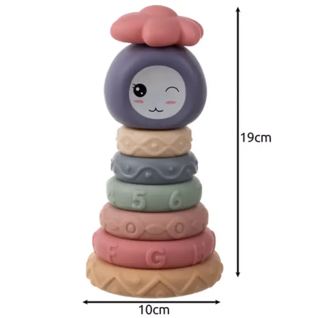 Ruhhy Zachte sensorische blokken 8-delig voor baby’s vanaf 6 maanden – kleurrijk educatief speelgoed