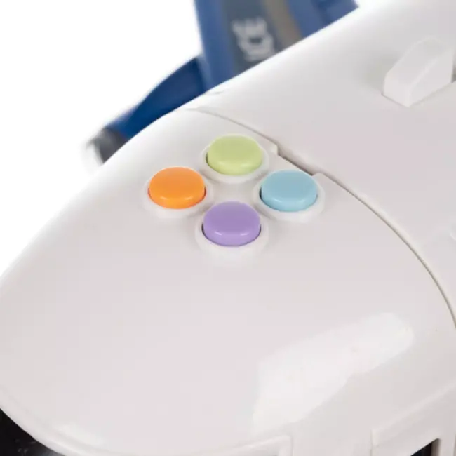 Kruzzel politie vliegtuig speelgoed – opvouwbare parkeergarage met 4 politieauto’s en accessoires