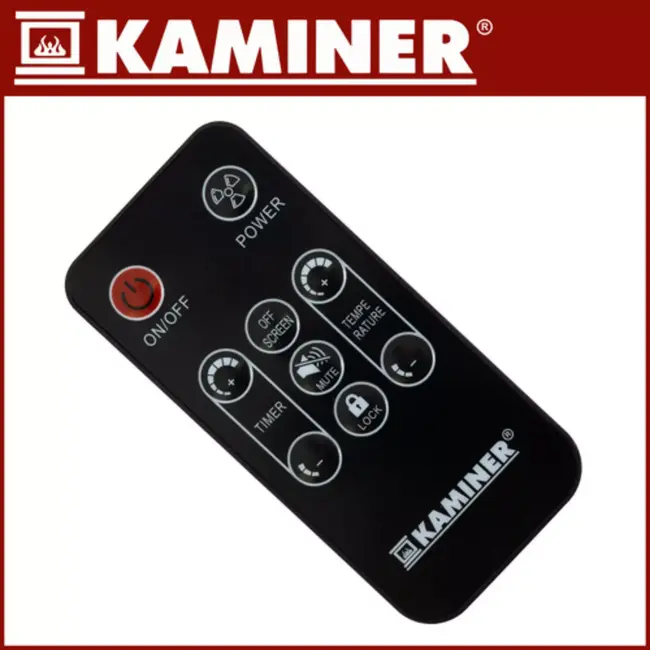 Kaminer Zelva elektrische glaspaneelradiator 2500W met WiFi app bediening en afstandsbediening