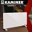 Kaminer Zelva elektrische glaspaneelradiator 2500W met WiFi app bediening en afstandsbediening