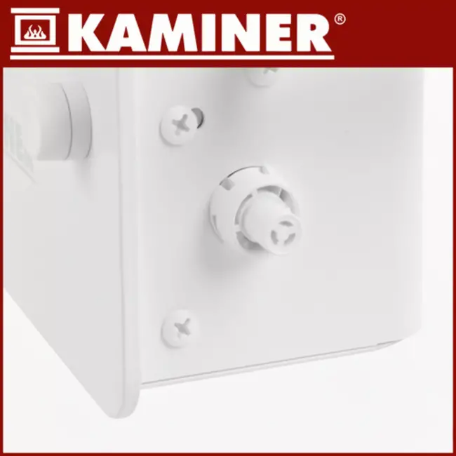 Kaminer Zelva elektrische glaspaneelradiator 2500W met WiFi app bediening en afstandsbediening