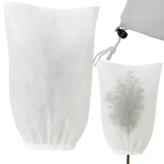Gardlov plantenhoes set 3 stuks 160 × 100 cm ademend winterbescherming met aantrekkoord