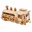 Kruzzel 3D puzzel stoomlocomotief met tender – houten modelbouwset 282-delig vanaf 12 jaar