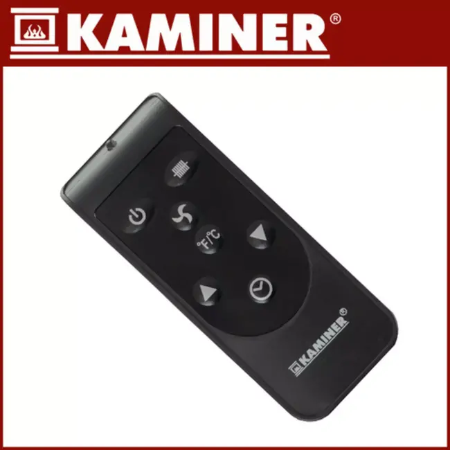 Kaminer Ziflo elektrische kachel zwart 2300W met WiFi-app en afstandsbediening