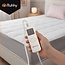 Ruhhy Verwarmde matrastopper 203x152 cm met dubbele bediening digitaal display warmtestanden en timer