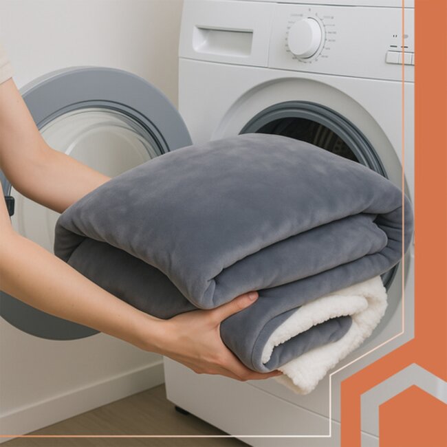 Ruhhy Elektrische deken 180x130 cm grijs fleece met digitaal display timer en meerdere warmtestanden