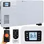 Kaminer Ziflo elektrische radiator wit 2300W met WiFi-app en afstandsbediening