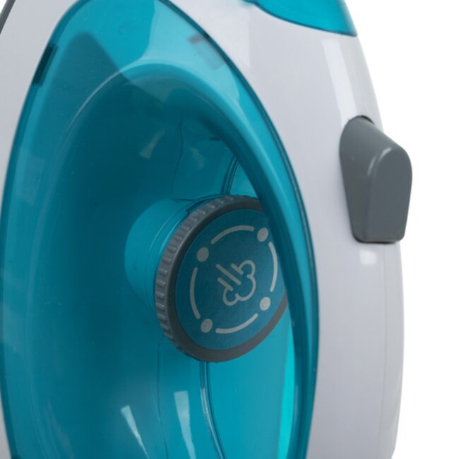 Ruhhy  Speelgoed strijkijzer voor kinderen realistisch en veilig rollenspel speelgoed met draaiknop en waterreservoir