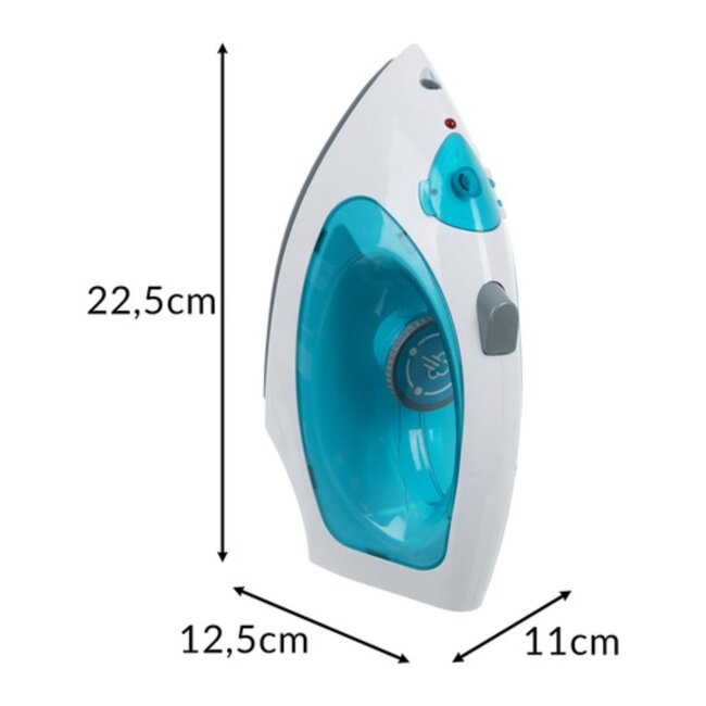 Ruhhy  Speelgoed strijkijzer voor kinderen realistisch en veilig rollenspel speelgoed met draaiknop en waterreservoir