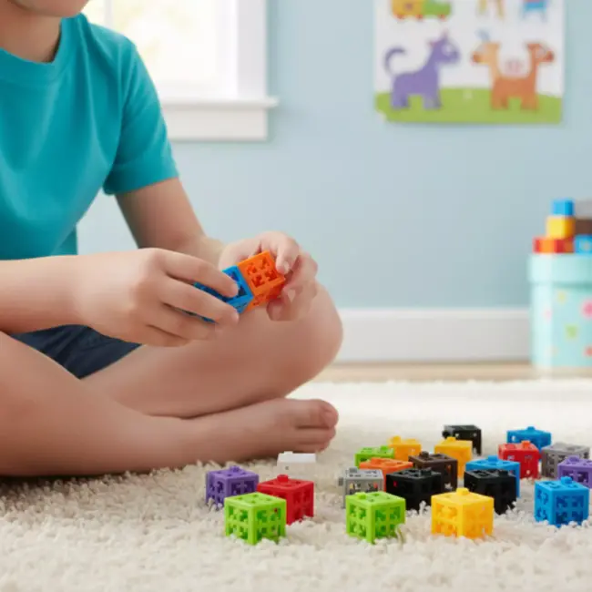 Kruzzel creatieve bouwblokken 160 stuks – kleurrijke educatieve constructieset voor kinderen