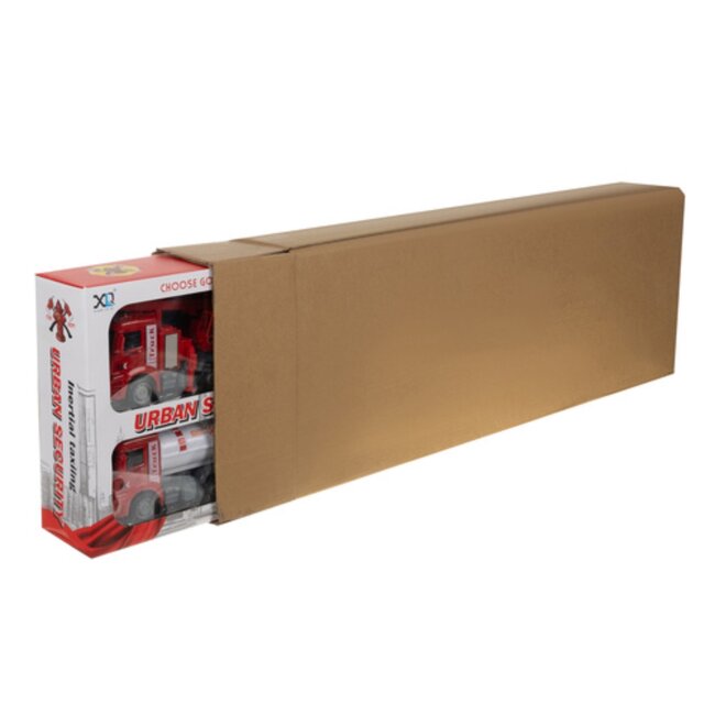 Ruhhy Brandweerwagens speelgoed set 5-delig – ladderwagen en reddingsvoertuigen voor kinderen