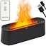 Ruhhy aroma diffuser en luchtbevochtiger 250 ml met LED-vlam effect en afstandsbediening