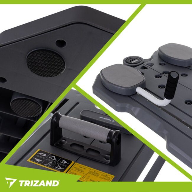 Trizand Pilates bord met teller – multifunctioneel fitnessapparaat voor thuis en onderweg