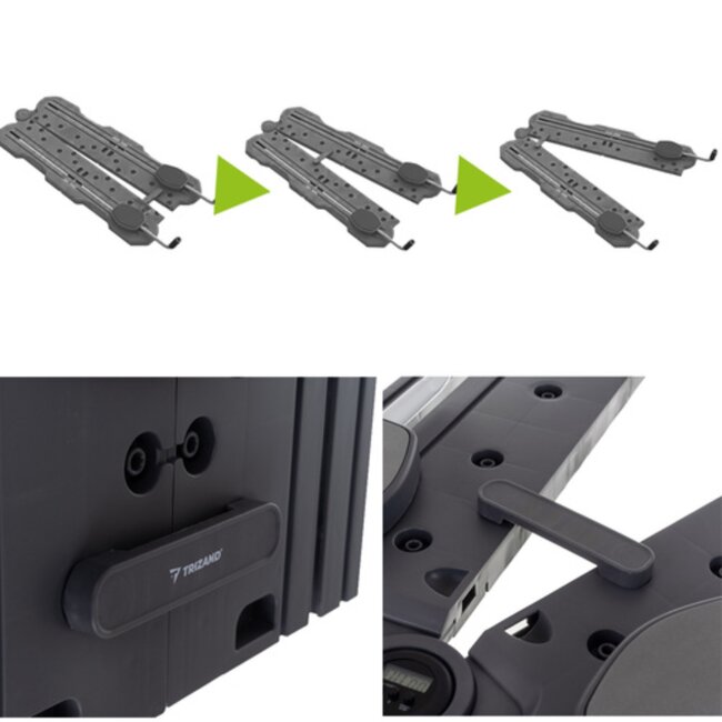 Trizand Pilates bord met teller – multifunctioneel fitnessapparaat voor thuis en onderweg