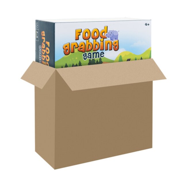 Ruhhy  Hungry Hippos arcade spel – klassiek familiespel met kleurrijke nijlpaarden en balletjes