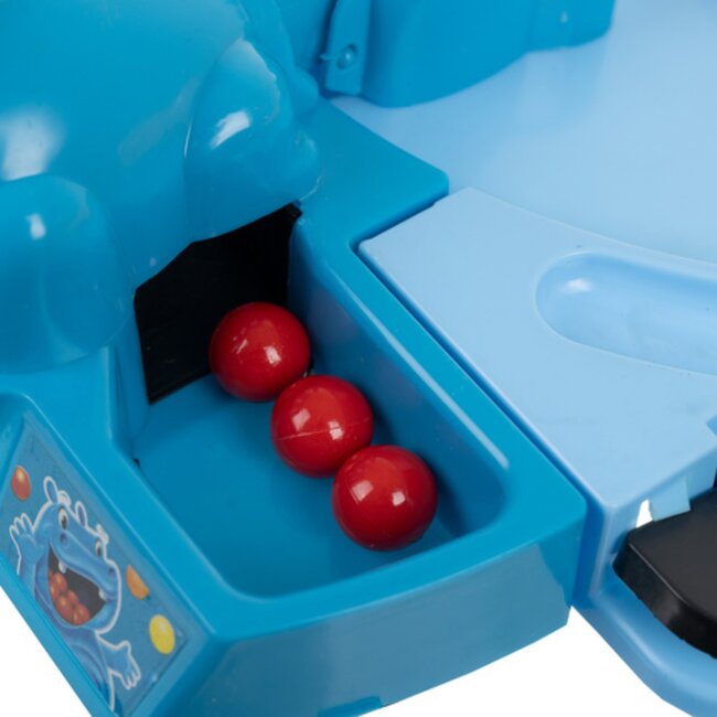 Ruhhy  Hungry Hippos arcade spel – klassiek familiespel met kleurrijke nijlpaarden en balletjes