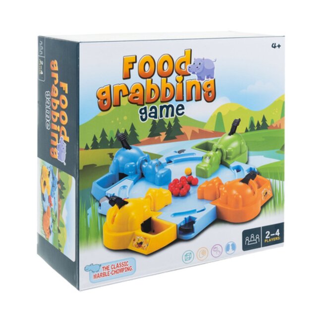 Ruhhy  Hungry Hippos arcade spel – klassiek familiespel met kleurrijke nijlpaarden en balletjes