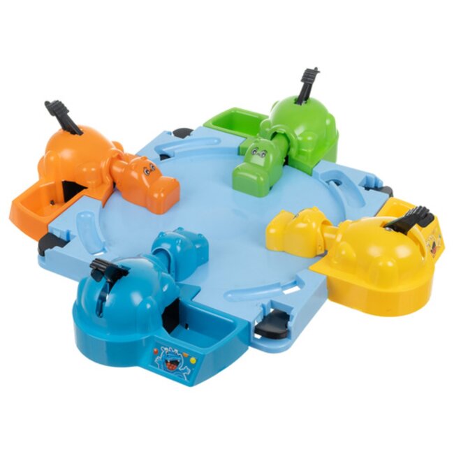 Ruhhy  Hungry Hippos arcade spel – klassiek familiespel met kleurrijke nijlpaarden en balletjes