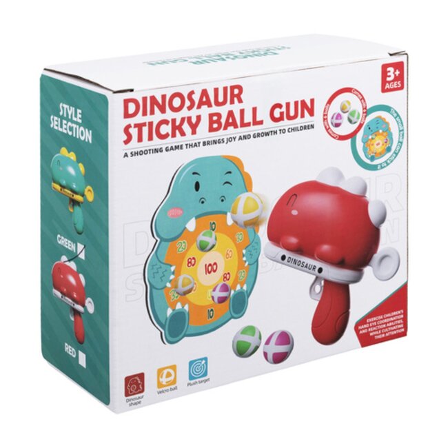 Ruhhy  Shooting Dinosaur arcade spel – kindvriendelijk schietspel met ballen en doelbord