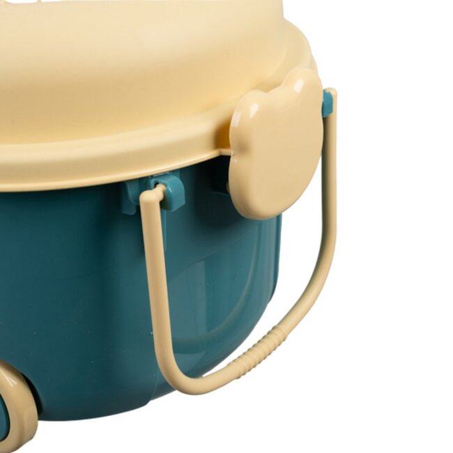 Kruzzel Bloemen bouwset 139-delig – kleurrijk constructiespeelgoed met koffer op wieltjes